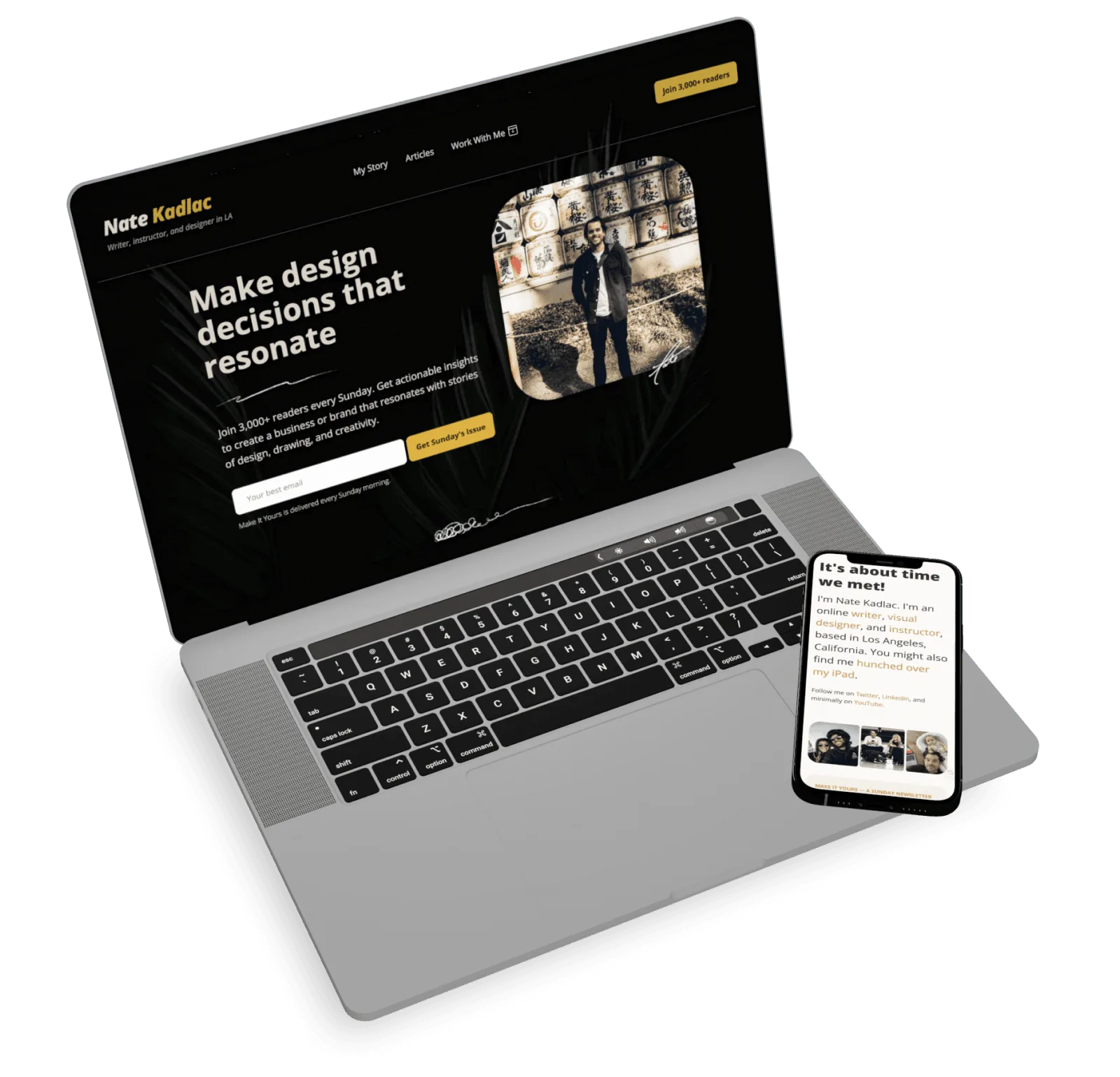 The four page personal website that will never get updated