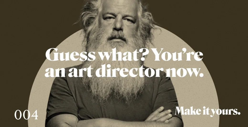 Guess what? You're an art director now