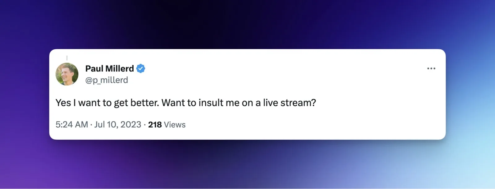 Tweet image from Paul Millerd