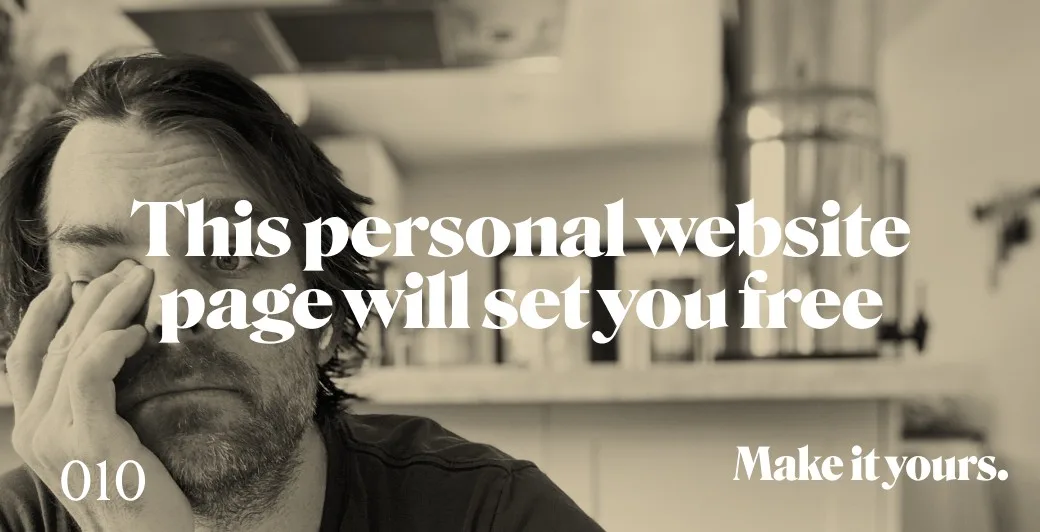 How to create a free or paid offering on your personal website