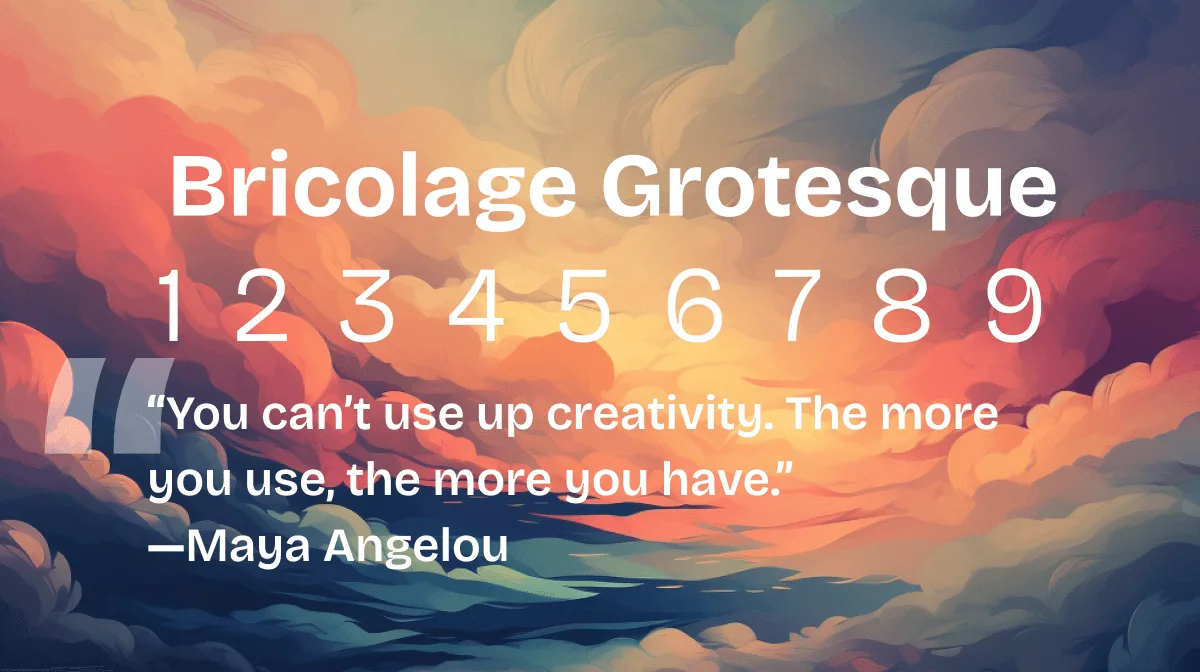 Bricolage Grotesque Font