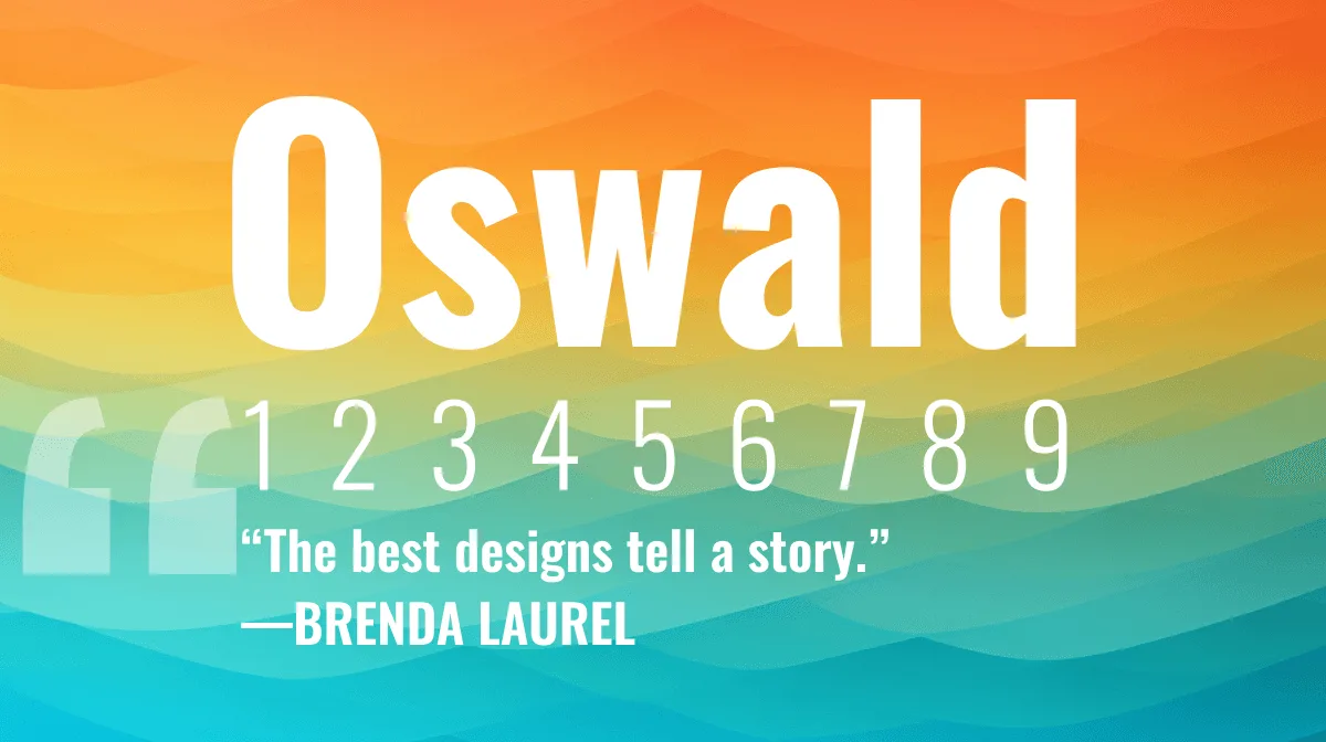 Oswald Font
