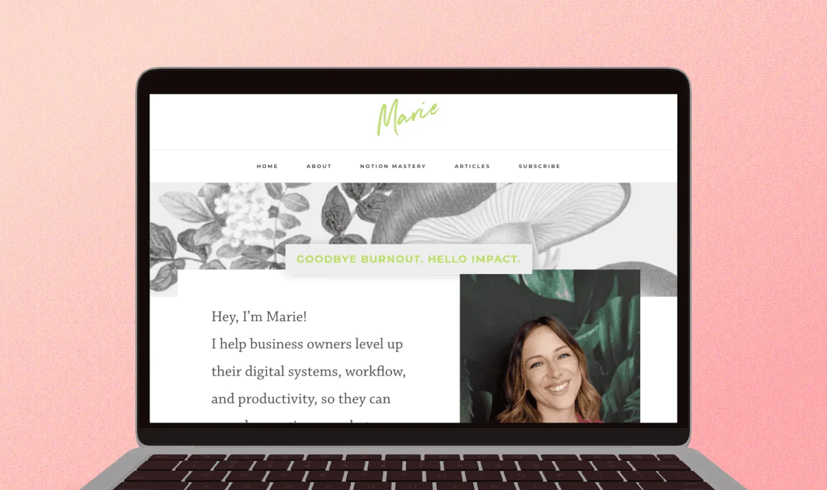 Marie Poulin's Website