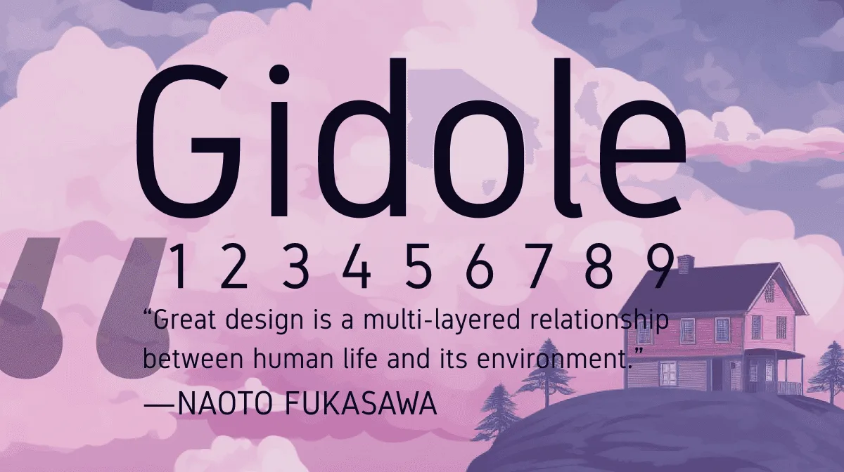 Gidole Font