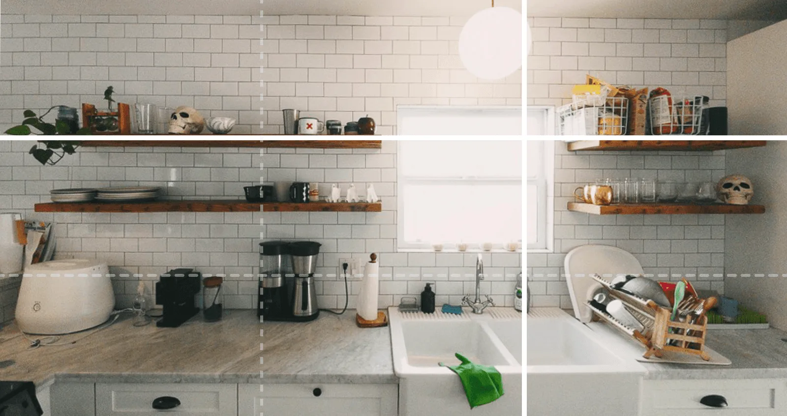 Our kitchen layout using the rule of thirds—Photo by Nate Kadlac