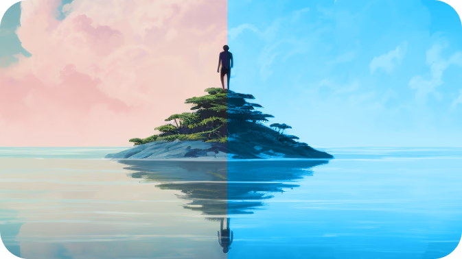 Midjourney AI generated image example